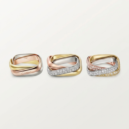 [AuraEcho]TRINITY 3.5MM CUSHION RING COLLECTION
