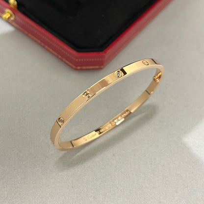 [AuraEcho]LOVE BRACELET 3.65MM 6 DIAMONDS