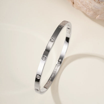 [AuraEcho]LOVE BRACELET 3.65MM 6 DIAMONDS