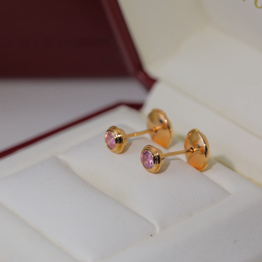 [AuraEcho]DAMOUR PING DIAMOND EARRINGS