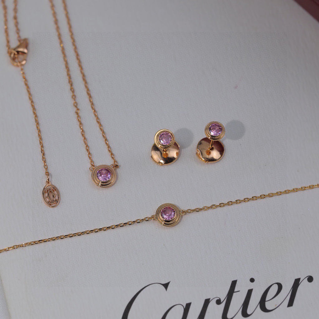 [AuraEcho]DAMOUR PING DIAMOND EARRINGS