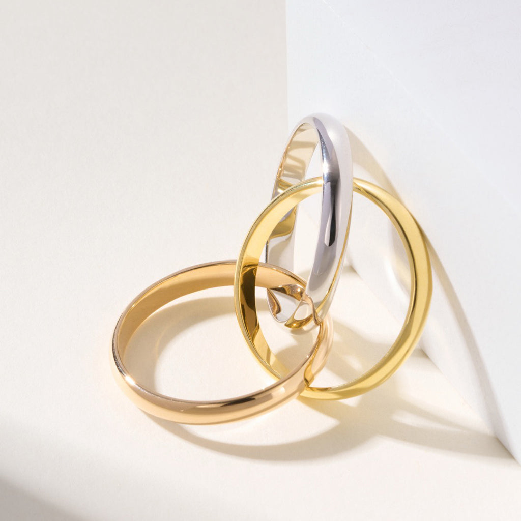 [AuraEcho]TRINITY 2.5MM RING COLLECTION