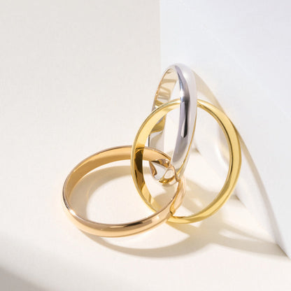 [AuraEcho]TRINITY 2.5MM RING COLLECTION