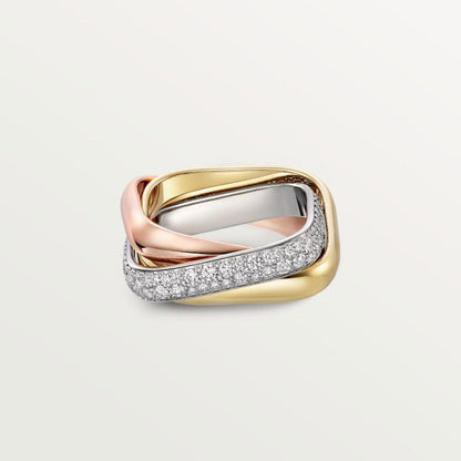 [AuraEcho]TRINITY 3.5MM CUSHION RING COLLECTION