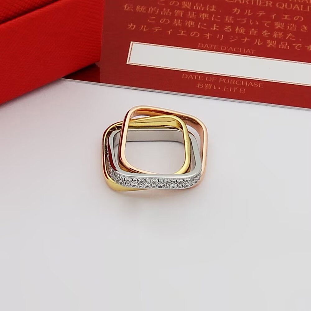 [AuraEcho]TRINITY 3.5MM CUSHION RING COLLECTION