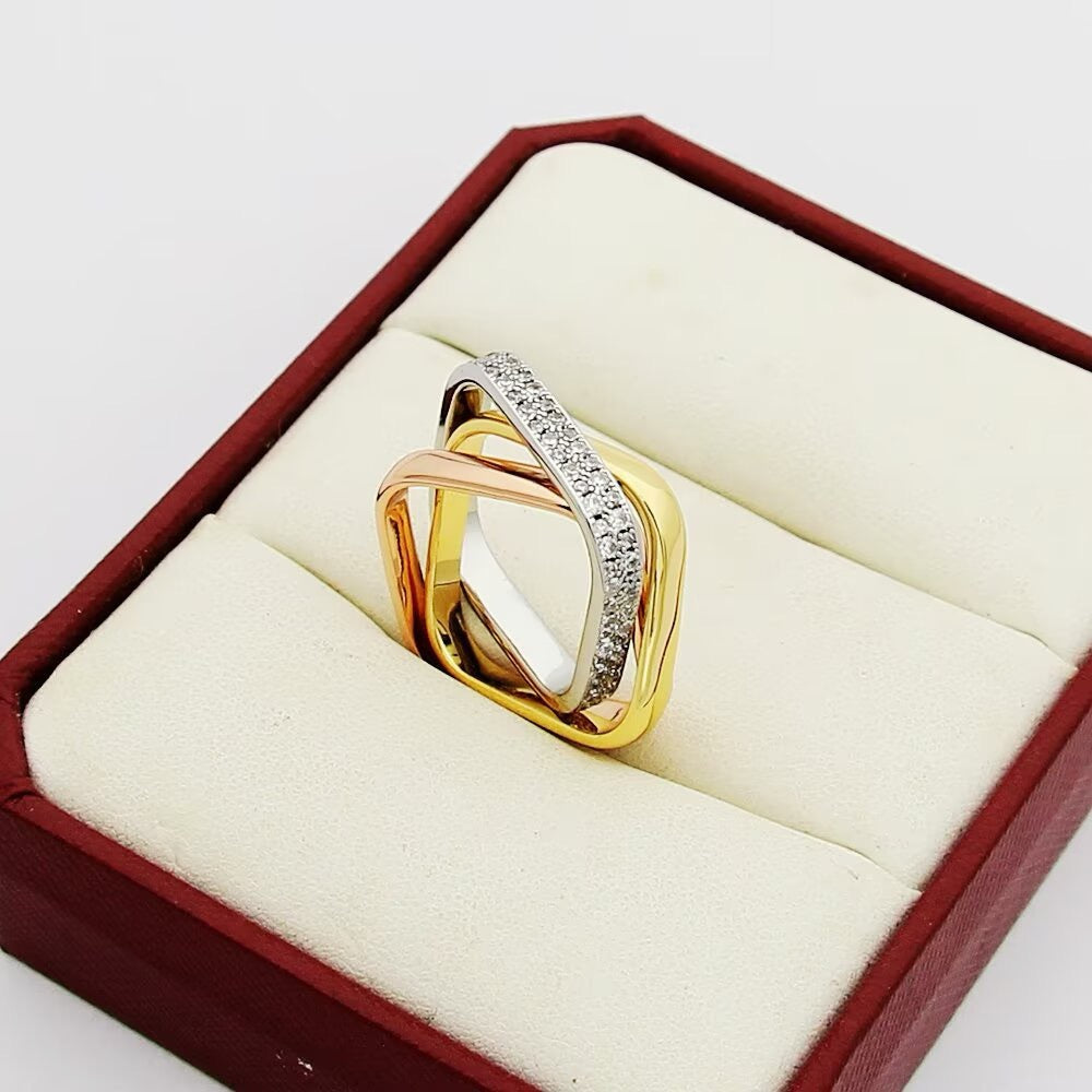 [AuraEcho]TRINITY 3.5MM CUSHION RING COLLECTION