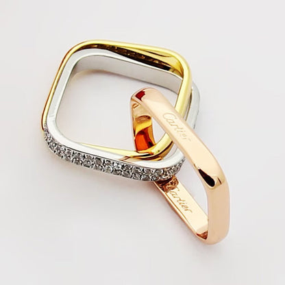 [AuraEcho]TRINITY 3.5MM CUSHION RING COLLECTION