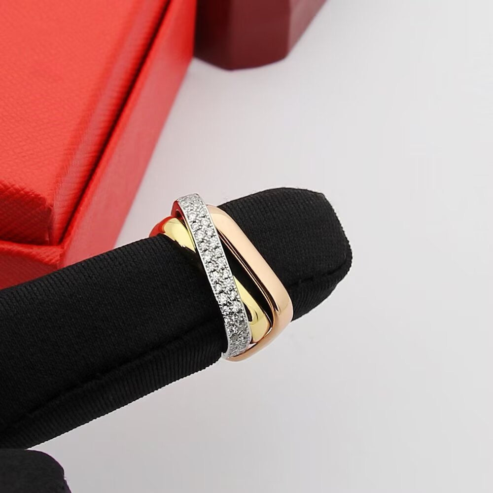 [AuraEcho]TRINITY 3.5MM CUSHION RING COLLECTION
