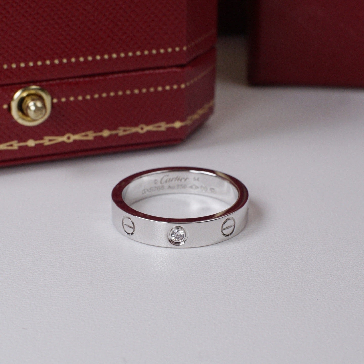 [AuraEcho]LOVE 4MM 1 DIAMOND RING