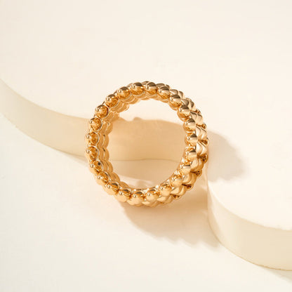 [AuraEcho]CLASH 9.2MM DOUBLE ROW RING