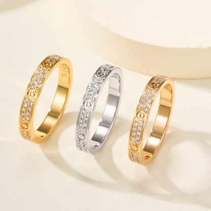 [AuraEcho]LOVE RING 2.65MM DIAMOND