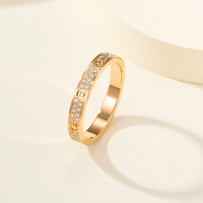 [AuraEcho]LOVE RING 2.65MM DIAMOND