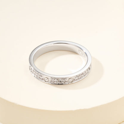 [AuraEcho]LOVE RING 2.65MM DIAMOND