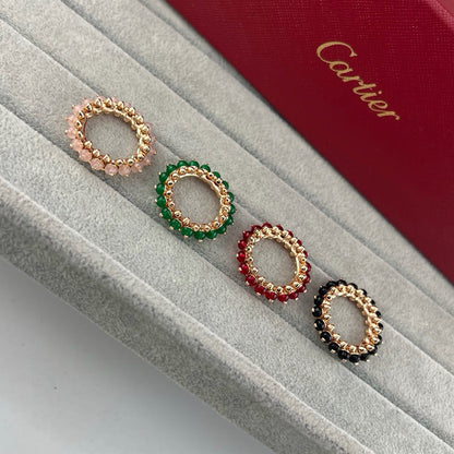 [AuraEcho]CLASH 7.9MM AGATE CHALCEDONY RING