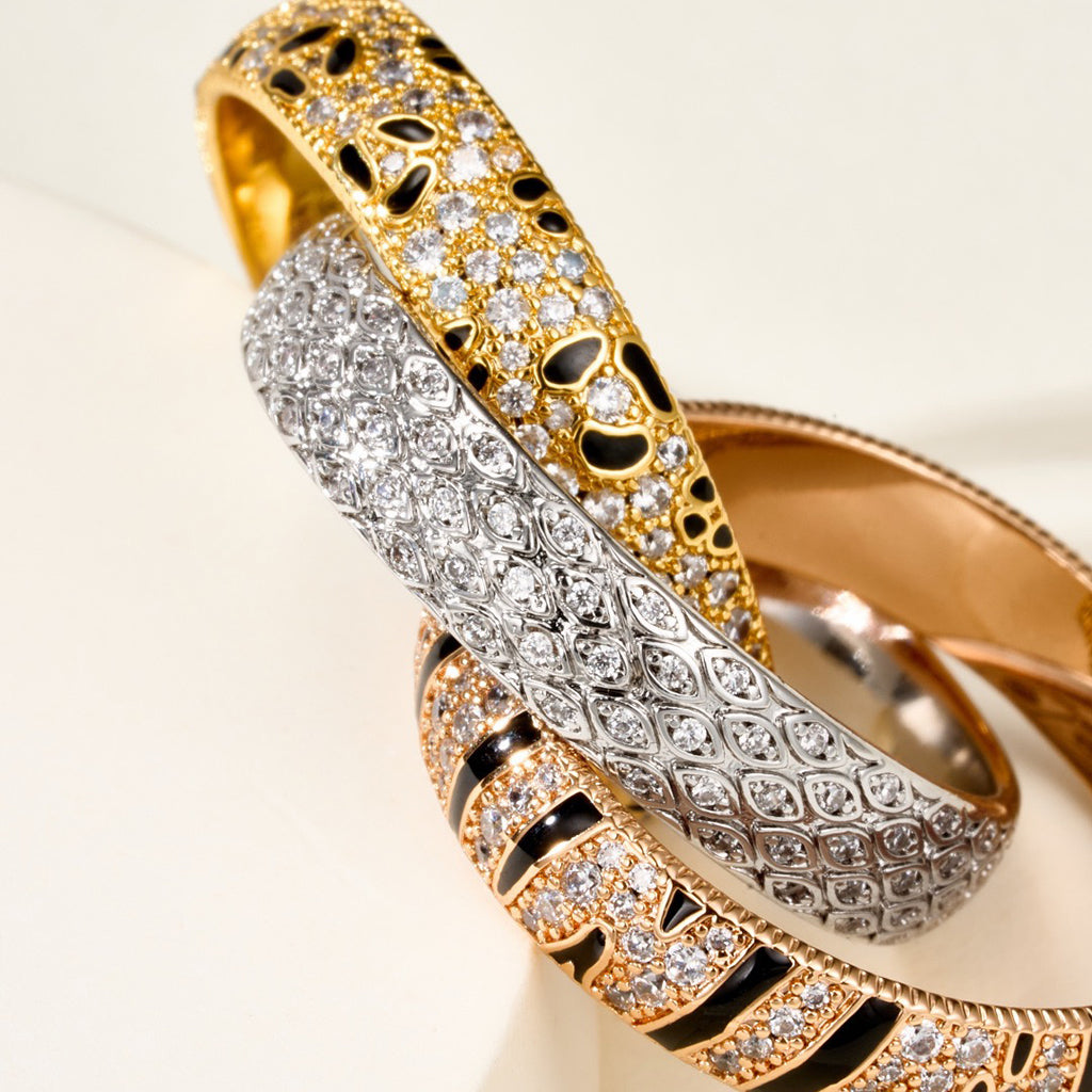 [AuraEcho]TRINITY  RING LEOPARD PRINT