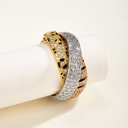 [AuraEcho]TRINITY  RING LEOPARD PRINT