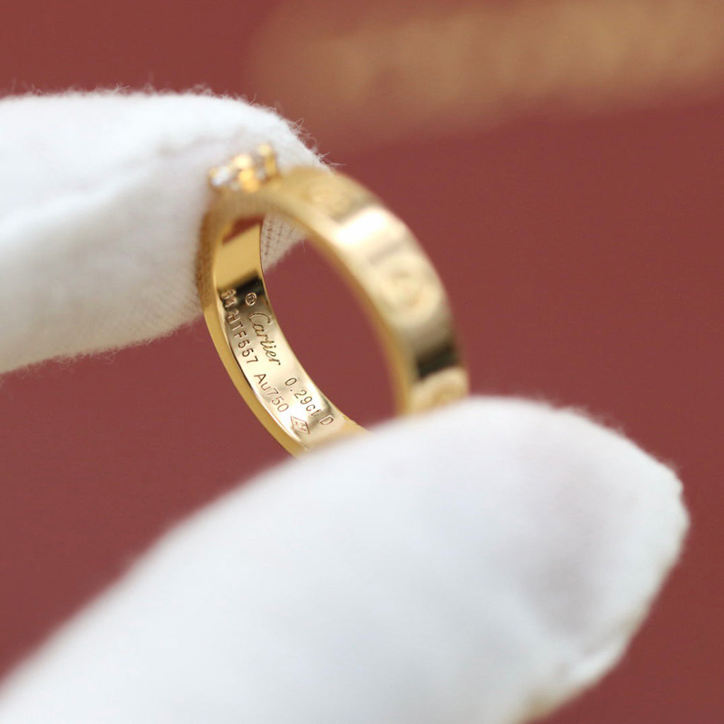 [AuraEcho]LOVE RING 3.6MM 1 BIG DIAMOND