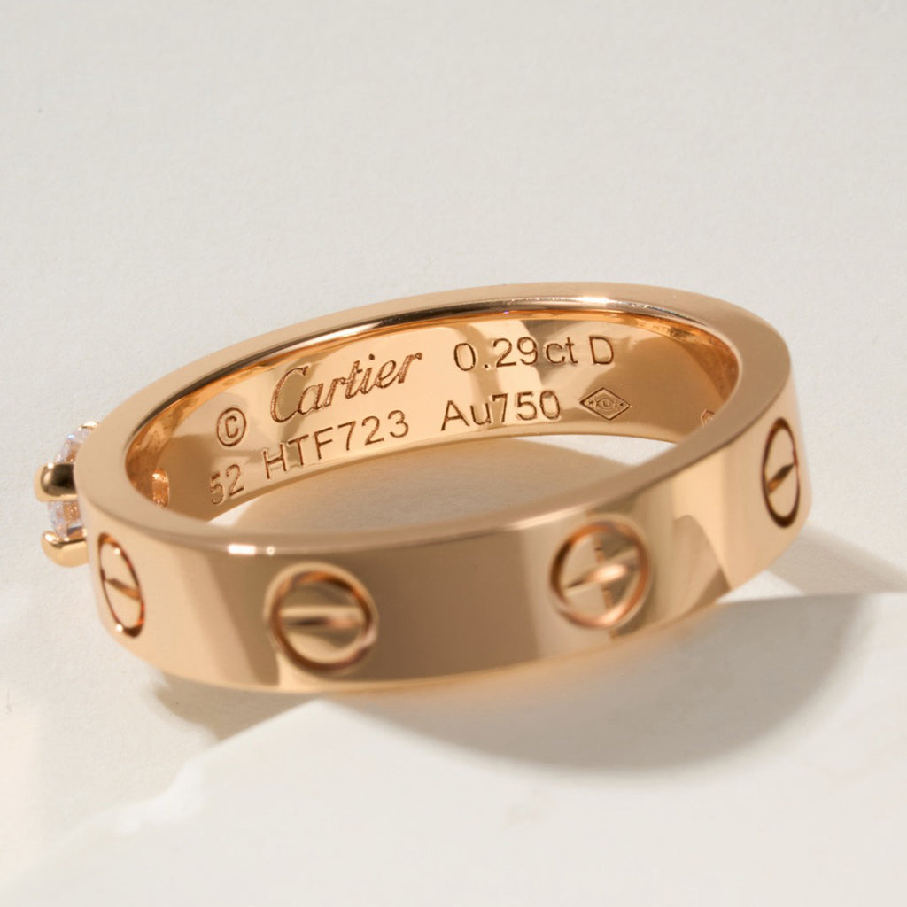 [AuraEcho]LOVE RING 3.6MM 1 BIG DIAMOND
