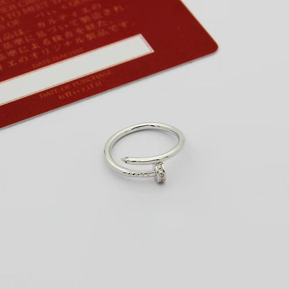 [AuraEcho]JUSTE 1.8MM HALF DIAMOND RING