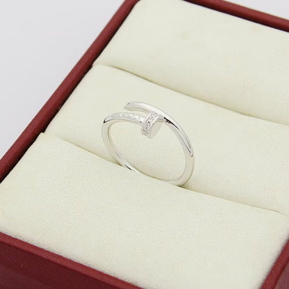 [AuraEcho]JUSTE 1.8MM HALF DIAMOND RING