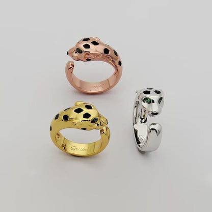 [AuraEcho]PANTHERE SPOTTED MEDIUM RING
