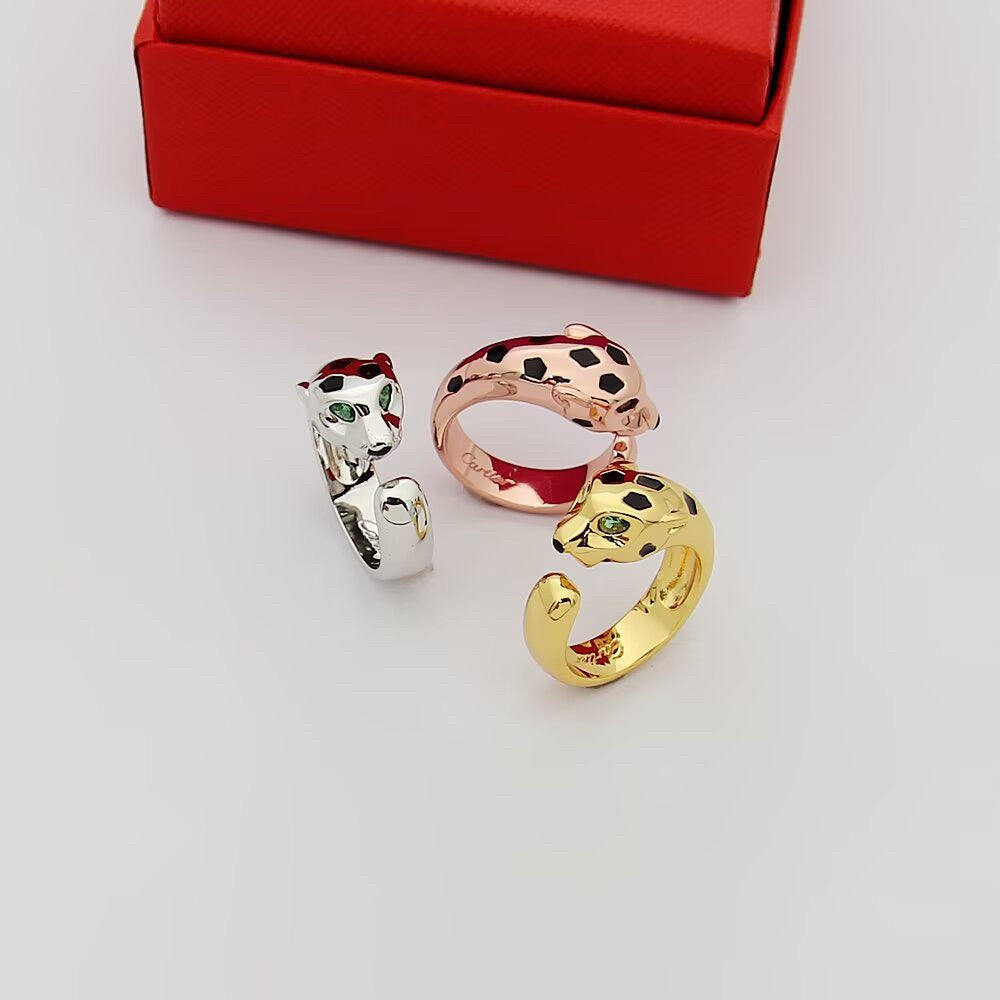 [AuraEcho]PANTHERE SPOTTED MEDIUM RING