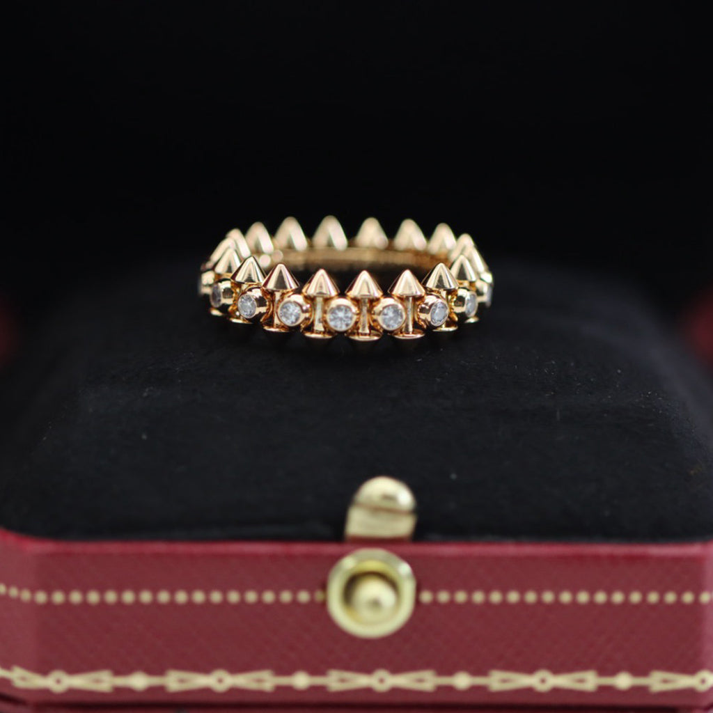 [AuraEcho]CLASH 6.8MM DIAMOND MEDIUM RING