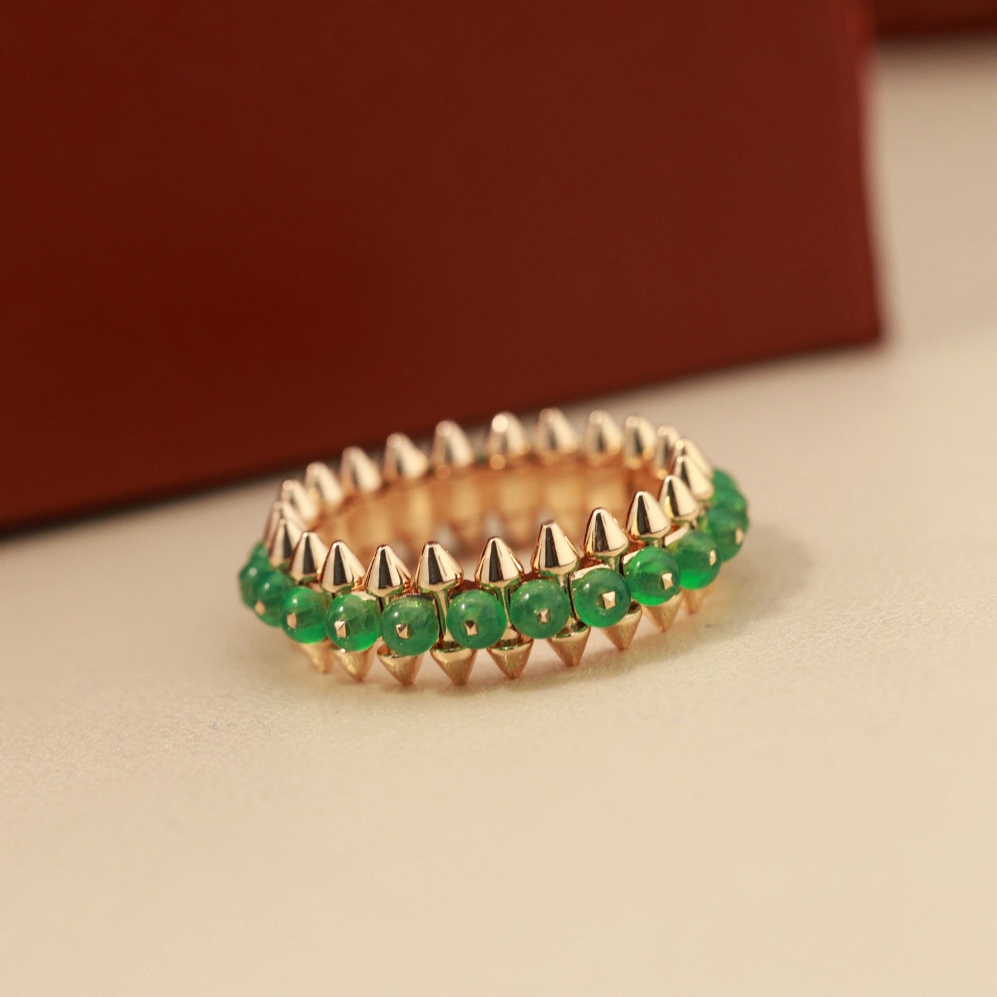 [AuraEcho]CLASH 7.9MM AGATE CHALCEDONY RING