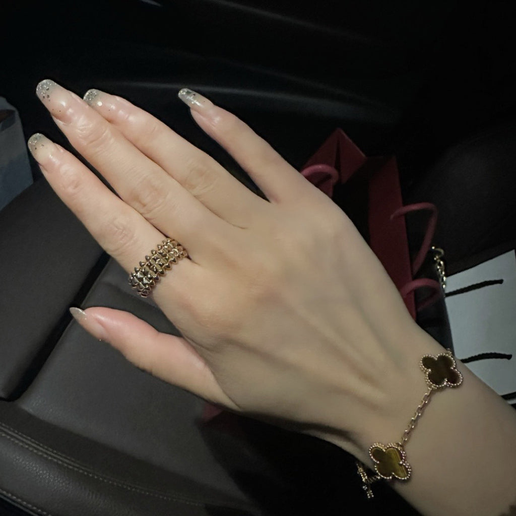 [AuraEcho]CLASH 9.2MM DOUBLE ROW RING