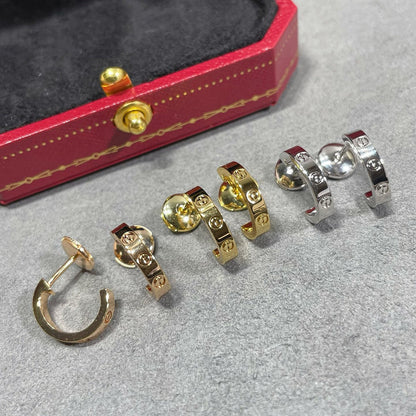 [AuraEcho]LOVE EARRINGS 2.65 MM NO DIAMOND SMALL