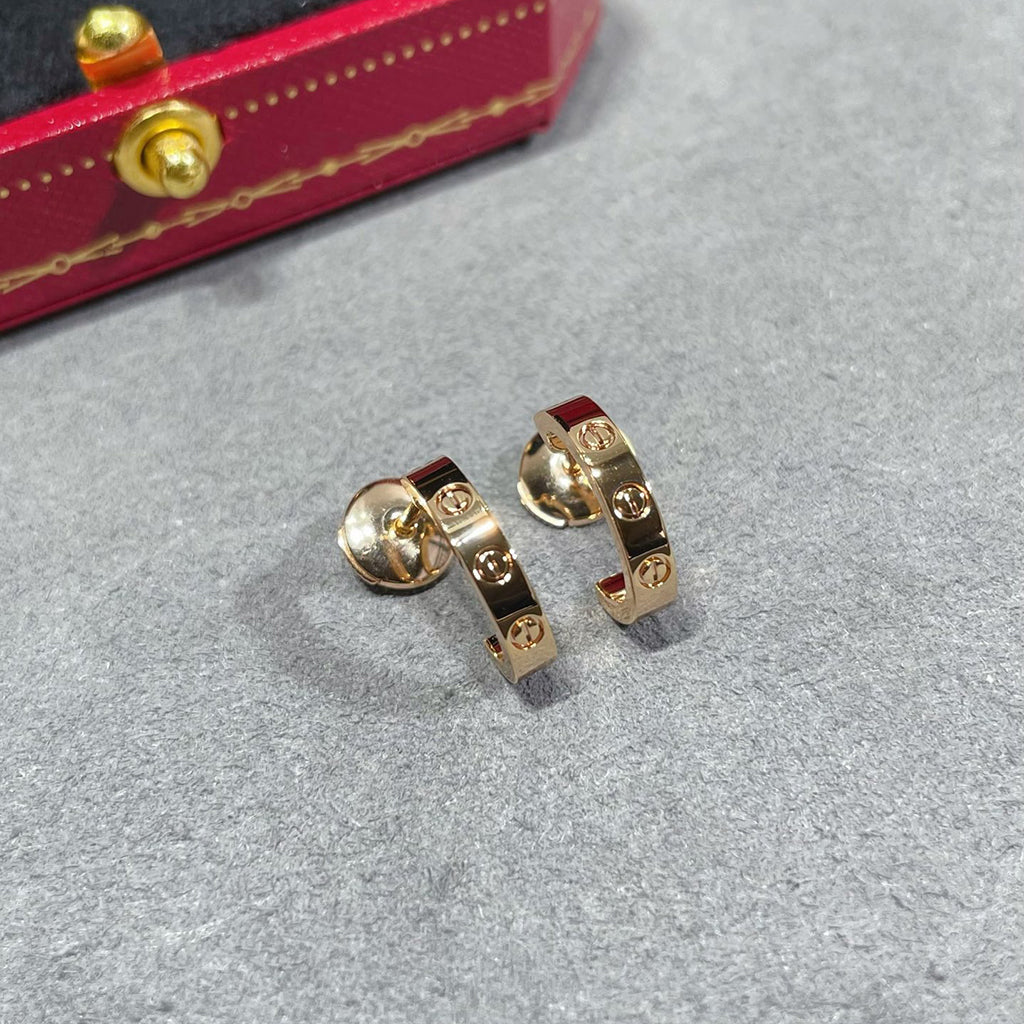 [AuraEcho]LOVE EARRINGS 2.65 MM NO DIAMOND SMALL
