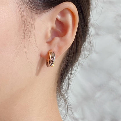 [AuraEcho]TRINITY ON DIAMOND CLASSIC EARRINGS