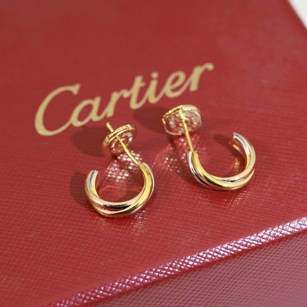 [AuraEcho]TRINITY ON DIAMOND MINI EARRINGS