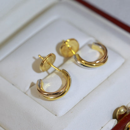 [AuraEcho]TRINITY ON DIAMOND MINI EARRINGS