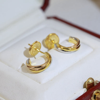 [AuraEcho]TRINITY ON DIAMOND MINI EARRINGS