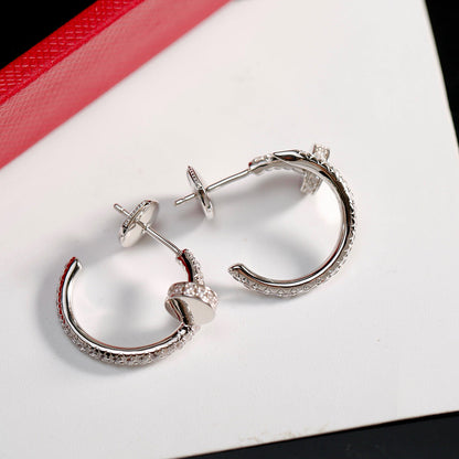 [AuraEcho]JUSTE FULL DIAMOND SMALL EARRINGS
