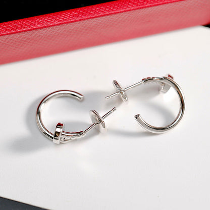 [AuraEcho]JUSTE NO DIAMOND SMALL EARRINGS