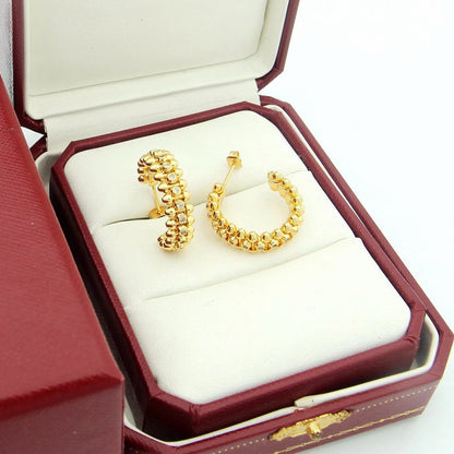[AuraEcho]CLASH FULL DIAMOND MEDIUM EARRINGS