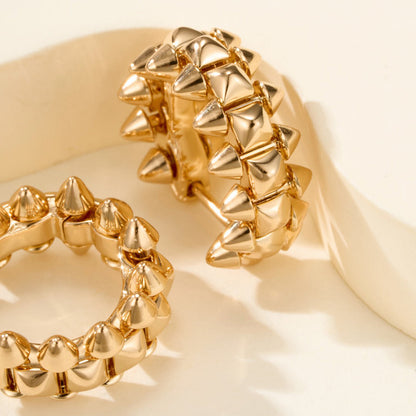 [AuraEcho]CLASH MINI HOOP EARRINGS