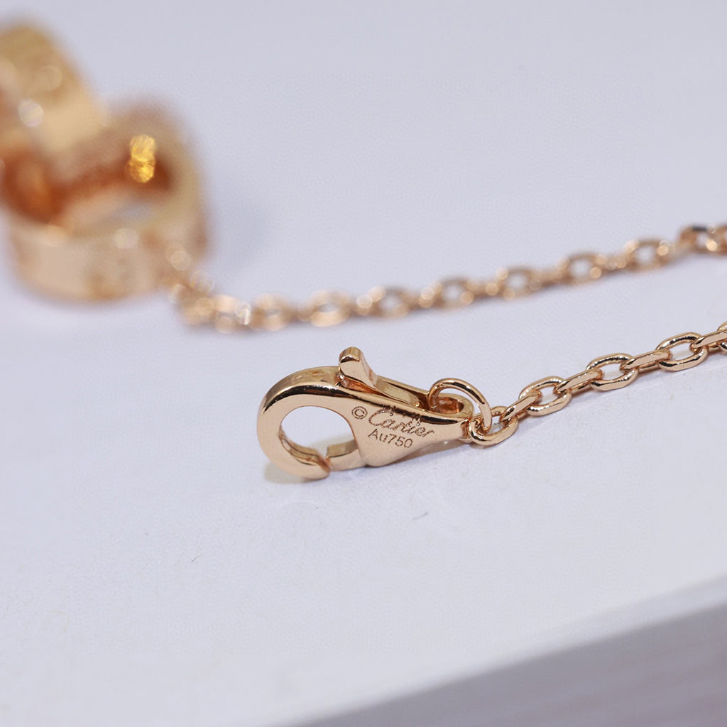 [AuraEcho]LOVE DOUBLE RING NECKLACE