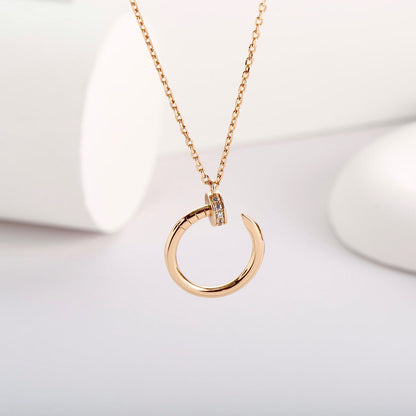 [AuraEcho]JUSTE NECKLACE FULL DIAMOND