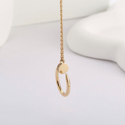 [AuraEcho]JUSTE NECKLACE FULL DIAMOND