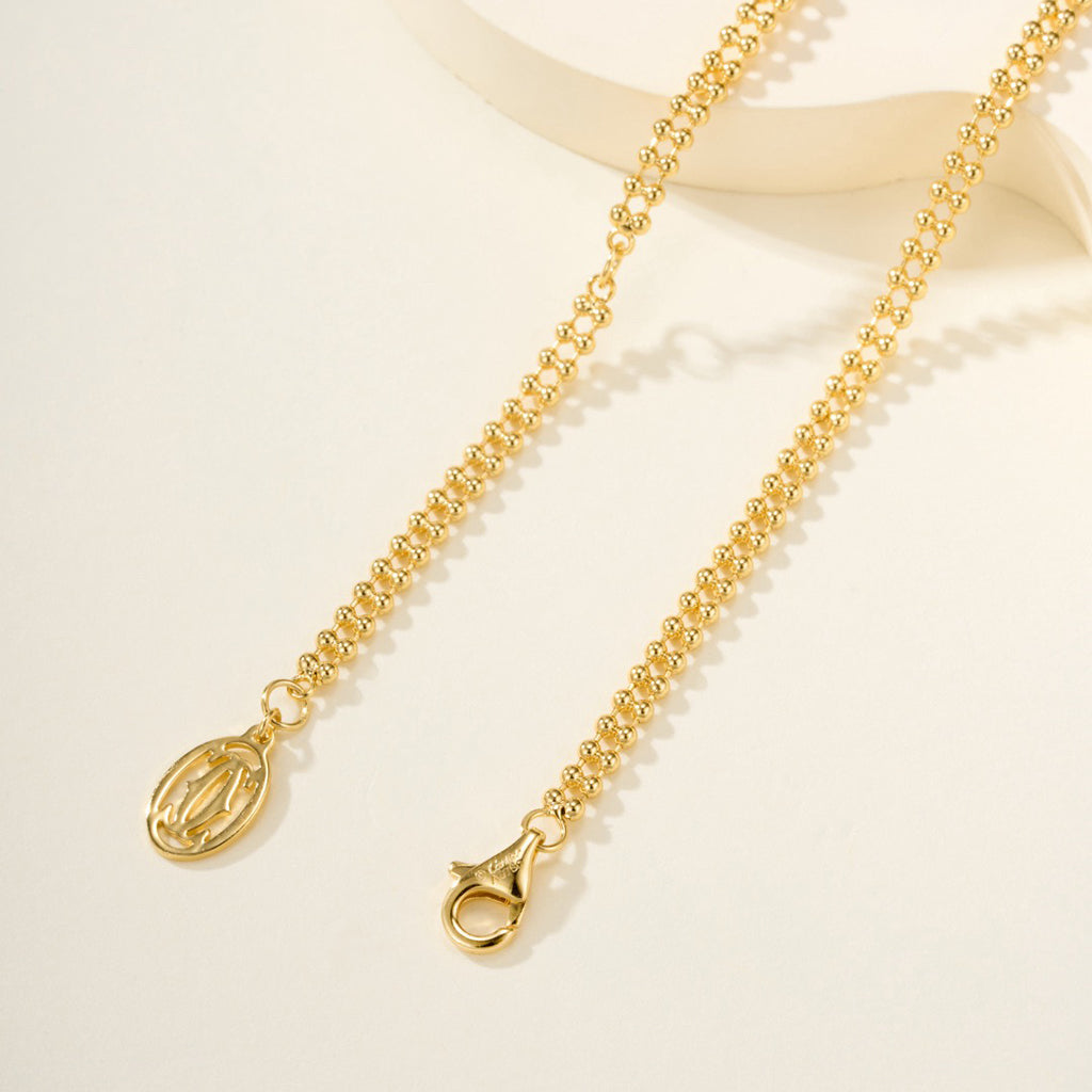[AuraEcho]TRINITY LARGE FULL DIAMOND  NECKLACE