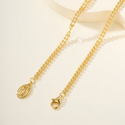 [AuraEcho]TRINITY LARGE FULL DIAMOND  NECKLACE