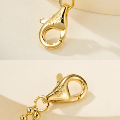 [AuraEcho]TRINITY LARGE FULL DIAMOND  NECKLACE
