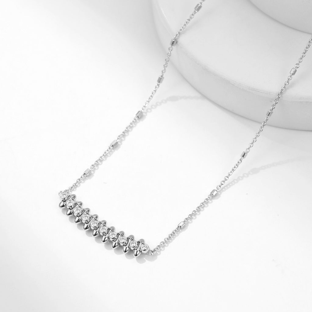 [AuraEcho]CLASH  MEDIUM DIAMOND NECKLACE