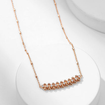 [AuraEcho]CLASH  MEDIUM DIAMOND NECKLACE