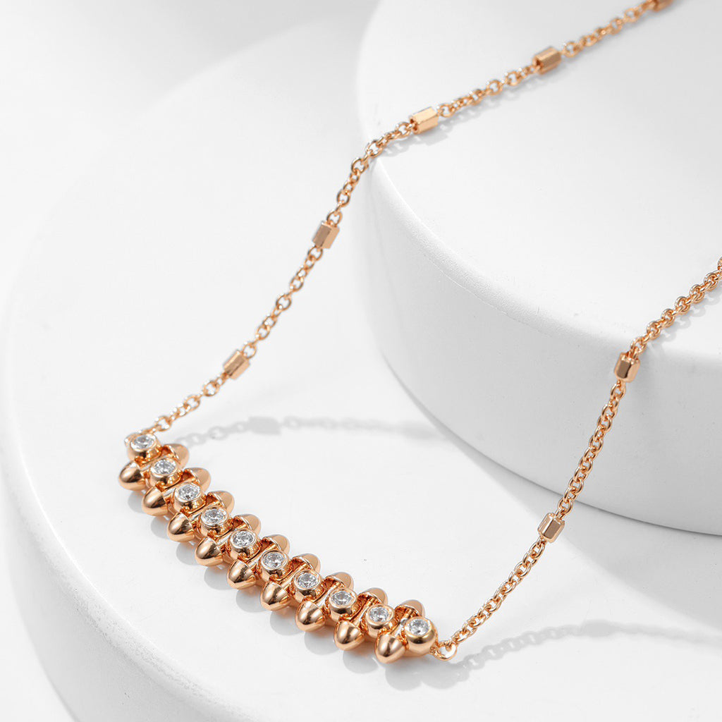 [AuraEcho]CLASH  MEDIUM DIAMOND NECKLACE