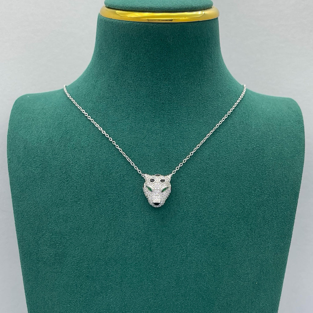 [AuraEcho]PANTHERE FULL DIAMOND NECKLACE