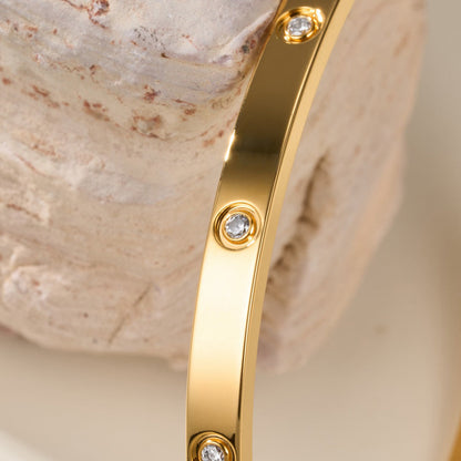 [AuraEcho]LOVE BRACELET 3.65MM 10 DIAMONDS